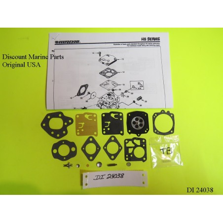 Jonsereds Chainsaw 49SP 50 52E Carburetor Tillotson HS21A HS21B C & D ...